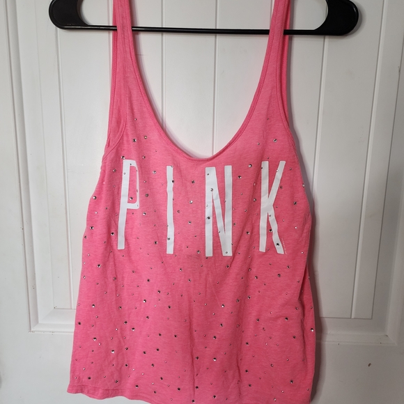 Pink Women's Tank Top - Picture 1 of 2